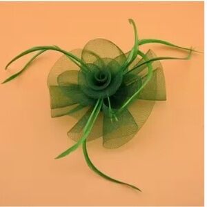 Chic Green Mesh Fascinator